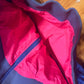 80/90's Columbia Reversible Pink Blue Neon Puffer Jacket Ski Coat - Large - 23” x 25”