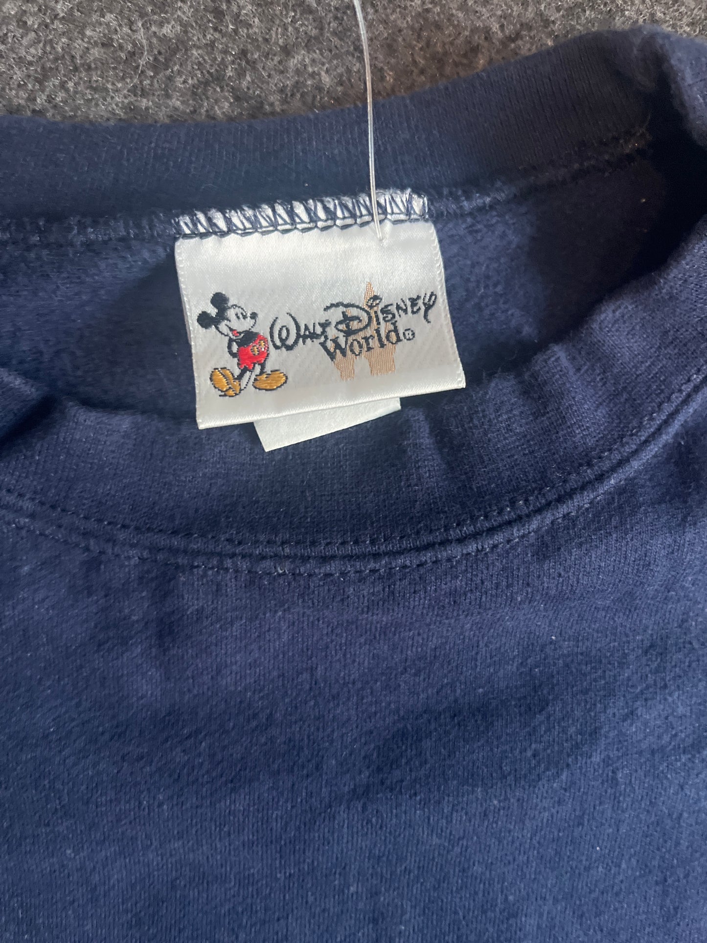 90's Walt Disney World Disney Mickey Polo Ralph Lauren Copy Crewneck Sweatshirt - Medium - 21.5" x 26.5"