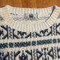 90’s Cedar Creek Patterned Sweater - Large - 23” x 27”