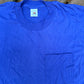 90’s FOTL Purple Blank Pocket Tshirt - Medium - 21” x 30”