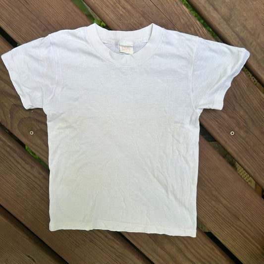 80’s JCPenney Blank White T-shirt - XSmall - 12.5” x 18”