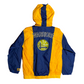 NBA Golden State Warriors Anorak Windbreaker Rain Jacket Coat - Medium - 21” x 25”