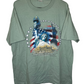 90's Anvil Statue of Liberty Tshirt - Large - 22” x 29”