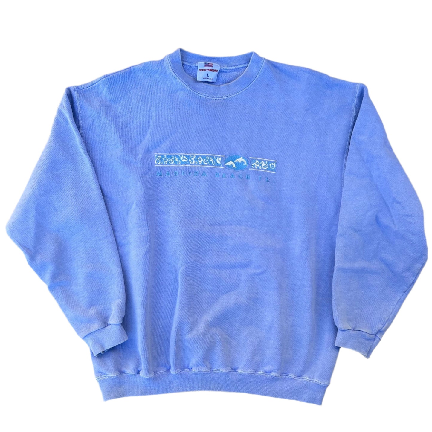 90’s Madeira Beach Crewneck Sweatshirt - Boxy Large - 22" x 23.5"