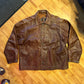 90's Red Wing Leather Jacket Coat - XLarge - 25” x 28”