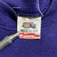 90’s FOTL Blank Purple Crewneck Sweatshirt - Large - 23” x 26.5”