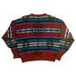 80/90’s Pendleton Patterned Cotton Sweater - Large - 23.5” x 25”