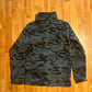 Columbia Grey Camouflage Camo Fleece Zip Up - Small - 18” x 24”