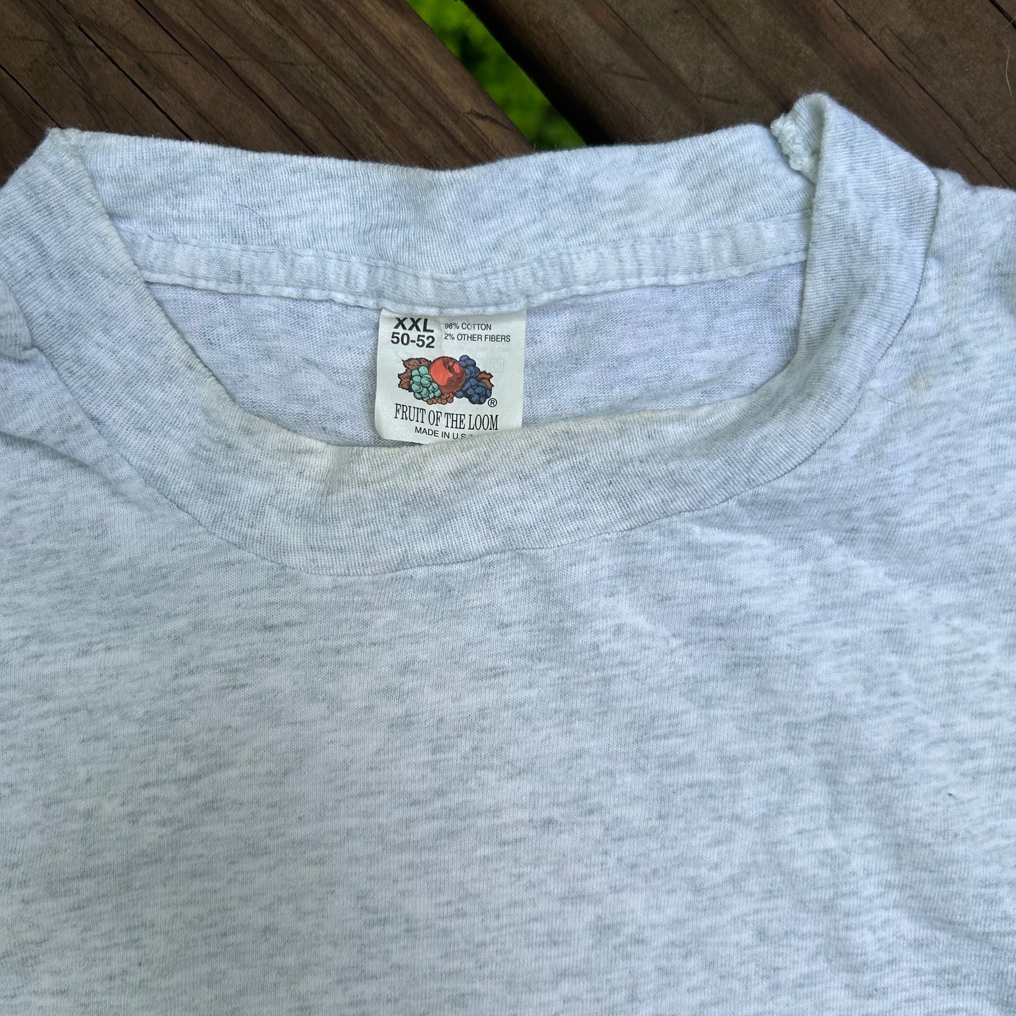 90’s FOTL Blank Grey Tshirt - Large - 22.5” x 28”