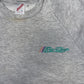 90's Jerzees BeStop Grey Crewneck Sweatshirt - Large - 22" x 24.5"