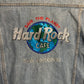 Hard Rock Cafe Save the Planet Denim Button Up Jean Jacket - Large - 23” x 26.5”