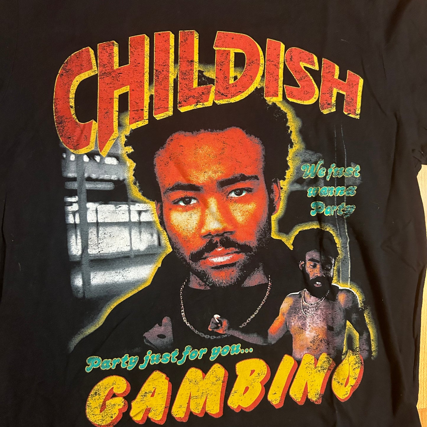 Childish Gambino Bella Canvas Tshirt - Medium - 21” x 29”