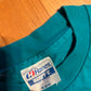 90’s Hanes Beefy Teal Blank Longsleeve Shirt - Small - 18” x 26.5”