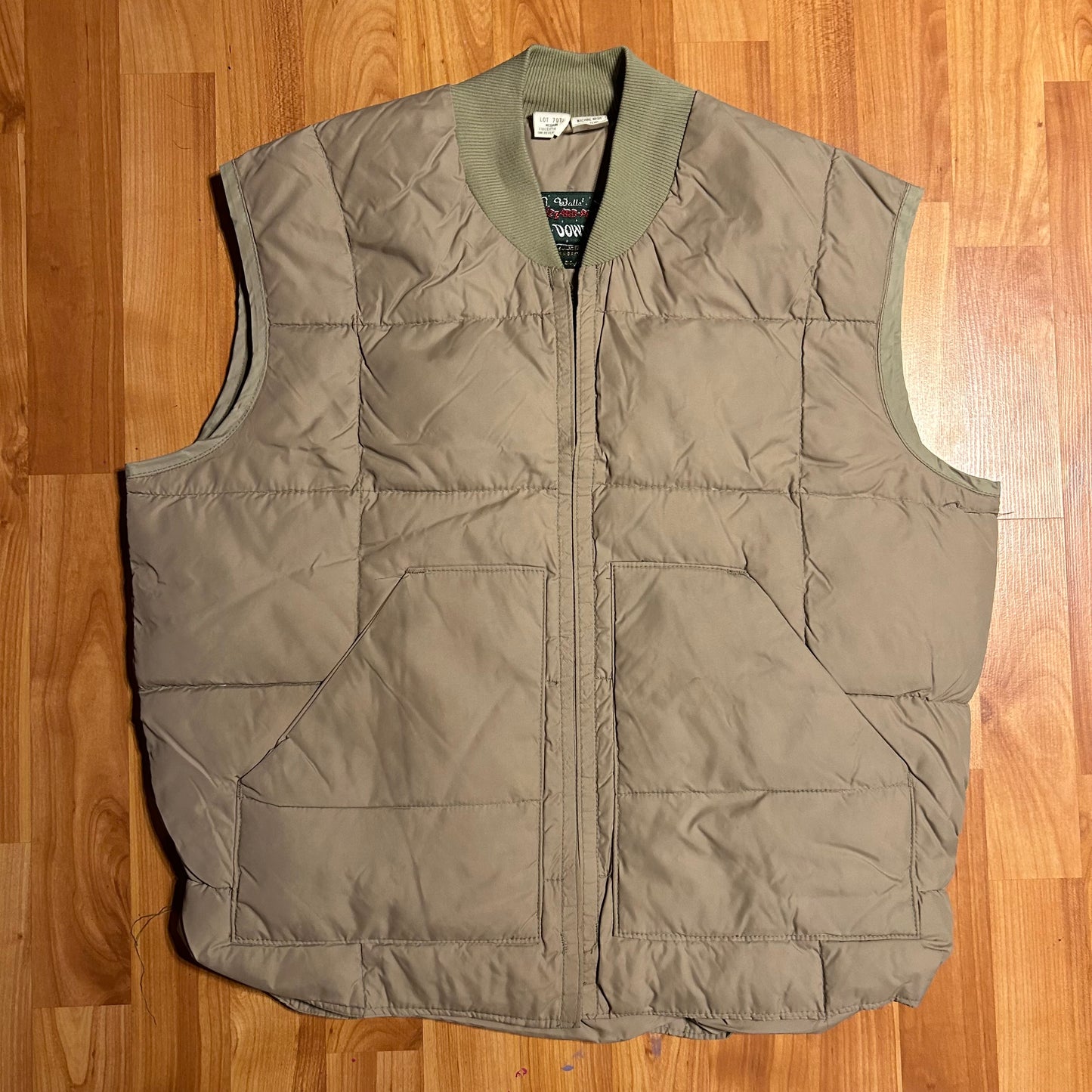 80's Walls Blizzard-Pruf Down Puffer Vest Jacket - Large - 23” x 24”