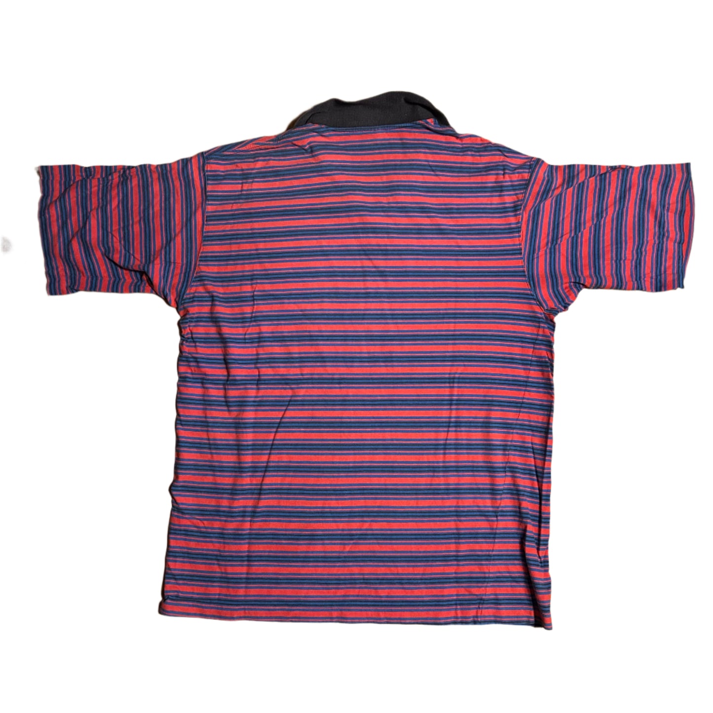 90’s Nike Grey Tag Red Blue Collared Polo Shirt - XLarge - 24” x 29.5”