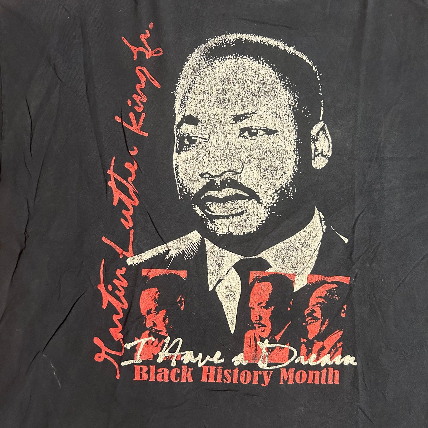 90’s MLK I Have a Dream Black History Month Tshirt - XLarge - 25” x 29”