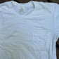 90’s Gap Sport Blank White Pocket Tshirt - XSmall - 17” x 23”