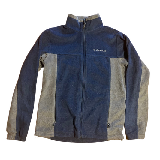 Columbia Fleece Zip Up Jacket - Medium - 21” x 25.5”