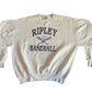 90's Russell Athletics Ripley Baseball Crewneck Sweatshirt - XLarge - 25" x 24.5"