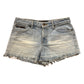 LEI Life Energy Intelligence Cotton Denim Jean Jorts Shorts - Women’s 7 - 31” x 2.5”