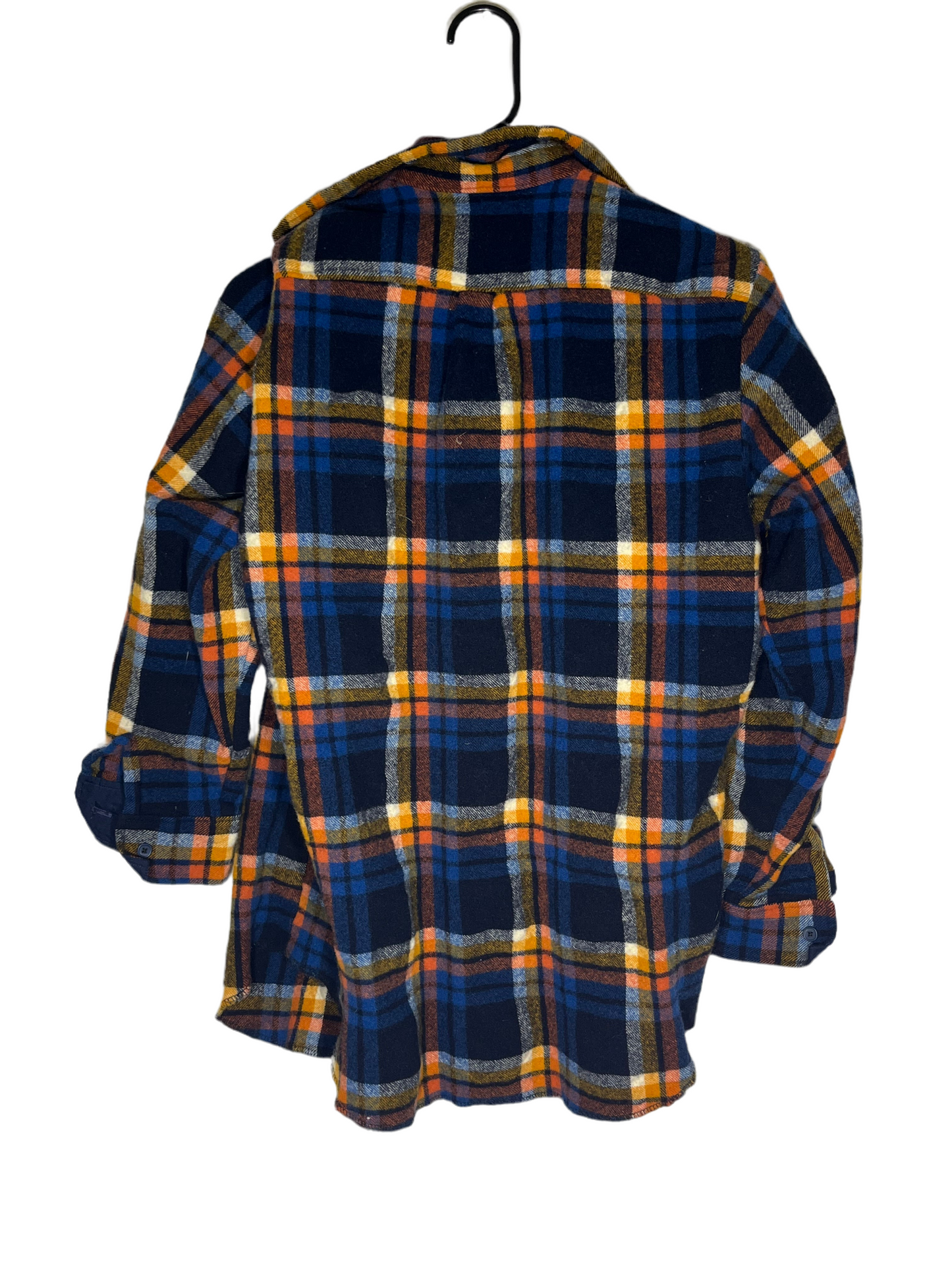 70/80's Flannel Longsleeve Button Up Shirt - Large - 22” x 28”