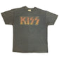 Alstyle Kiss Band Rock Blue Distressed 50/50 Cotton Polyester Tshirt - Large - 22.5" x 29"