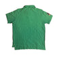 Polo Ralph Lauren Cotton Himal Lion Tiger Embroidered Custom Green Collared Short Sleeve Polo Shirt - Large - 23” x 27”