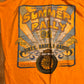 Harley Davidson Motorcycles Collierville Tennessee Summer Rally 92 Bikes Babes Bands Speedway Meadows Orange Tank Top Shirt - XSmall - 16" x 28"
