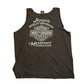00's Harley Davidson Motorcycles 2004 Memphis Tennessee Bumpus Black Tank Top Shirt - XLarge - 25" x 30"