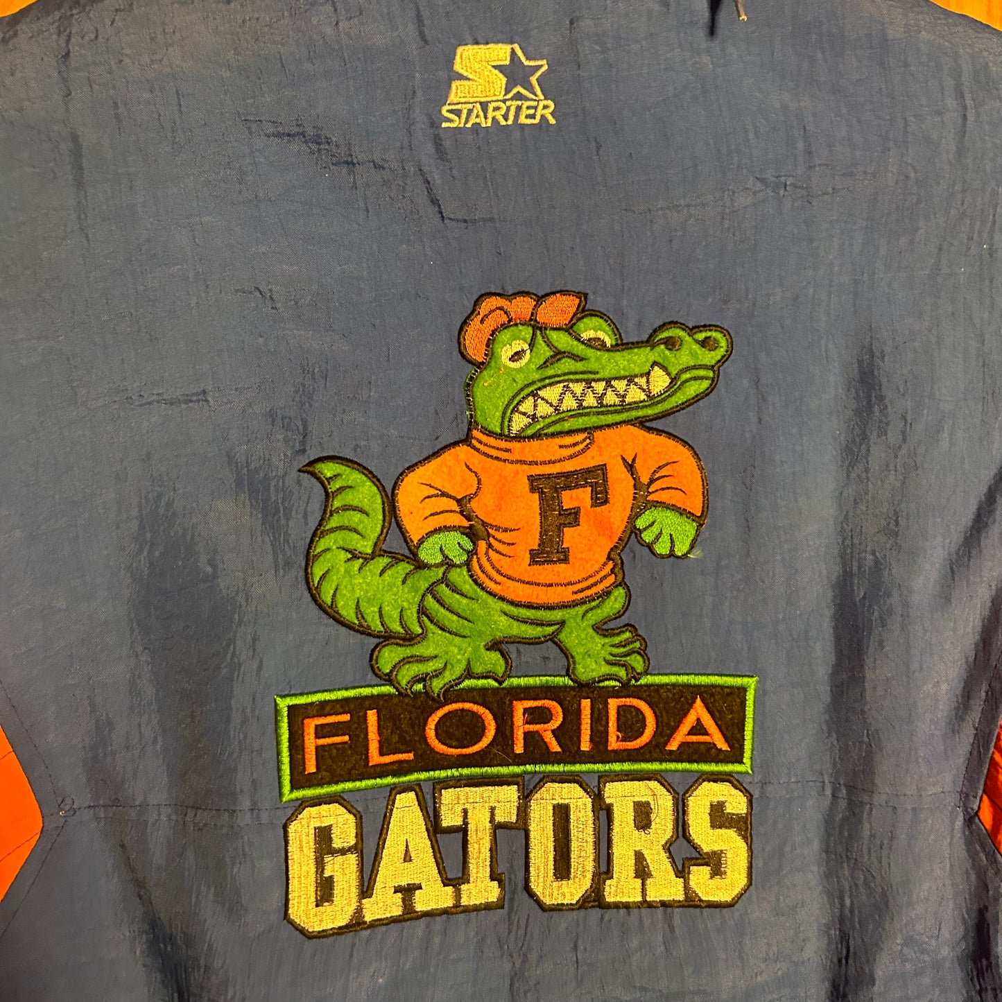 90’s Starter Florida Gators University College Jacket Puffer Coat - XLarge - 24” x 29”