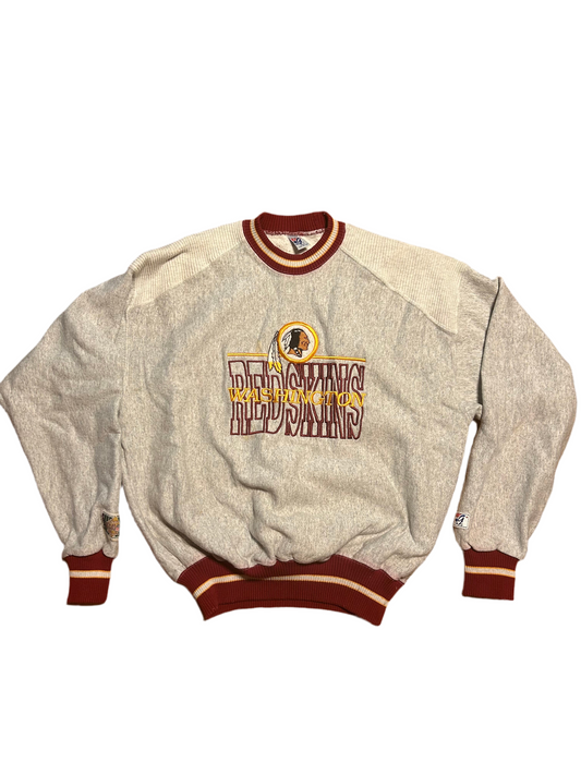 80/90’s Washington Redskins Crewneck Sweatshirt - Large - 23” x 26”