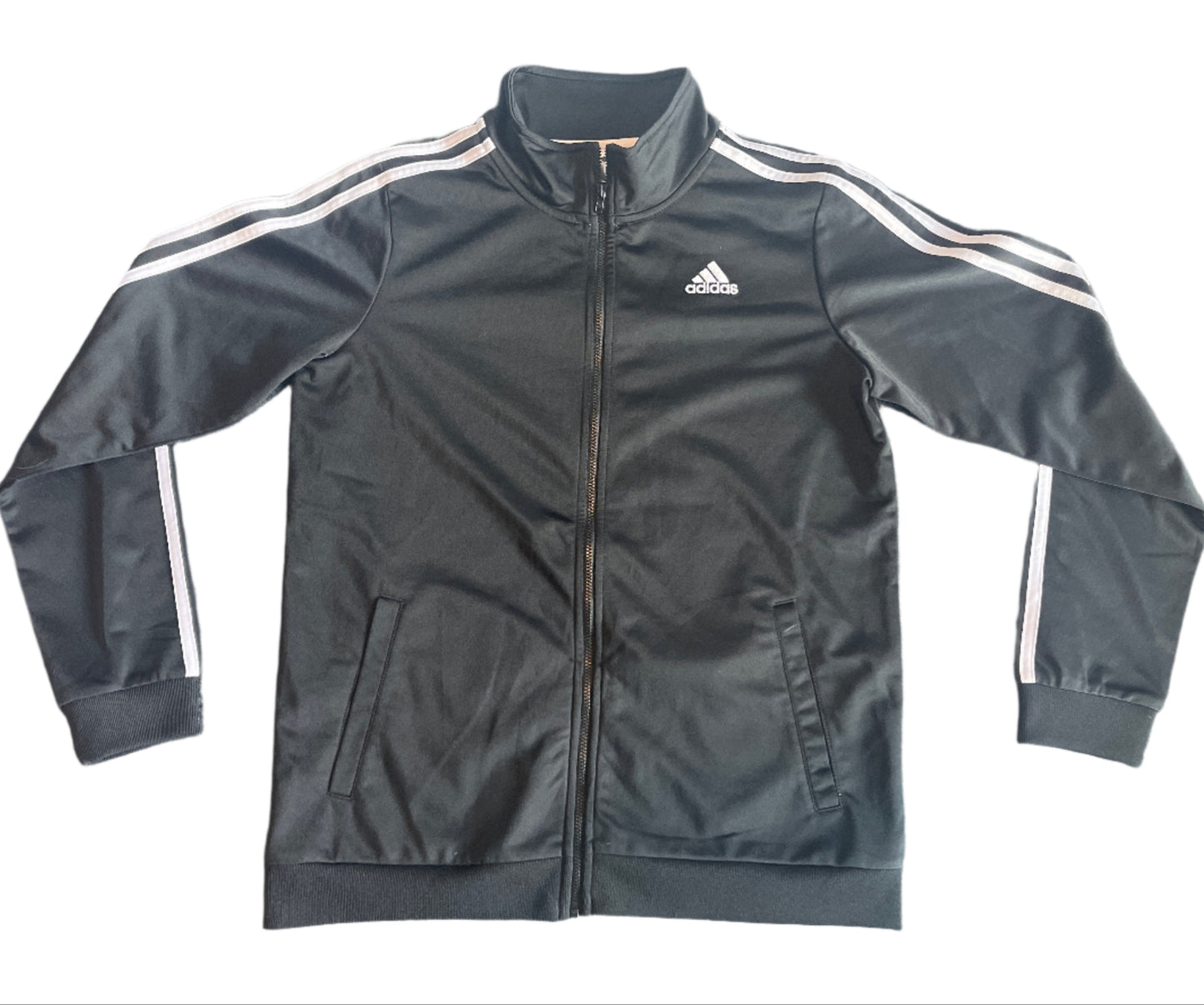 Adidas Zip Up Track Jacket - Medium - 20" x 25"