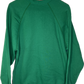 90’s Tultex Blank Green Crewneck Sweatshirt - Medium - 21” x 26.5”