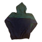 90’s Discus Athletics Blue Green Hooded Hoodie Sweatshirt - Large - 22” x 27.5”