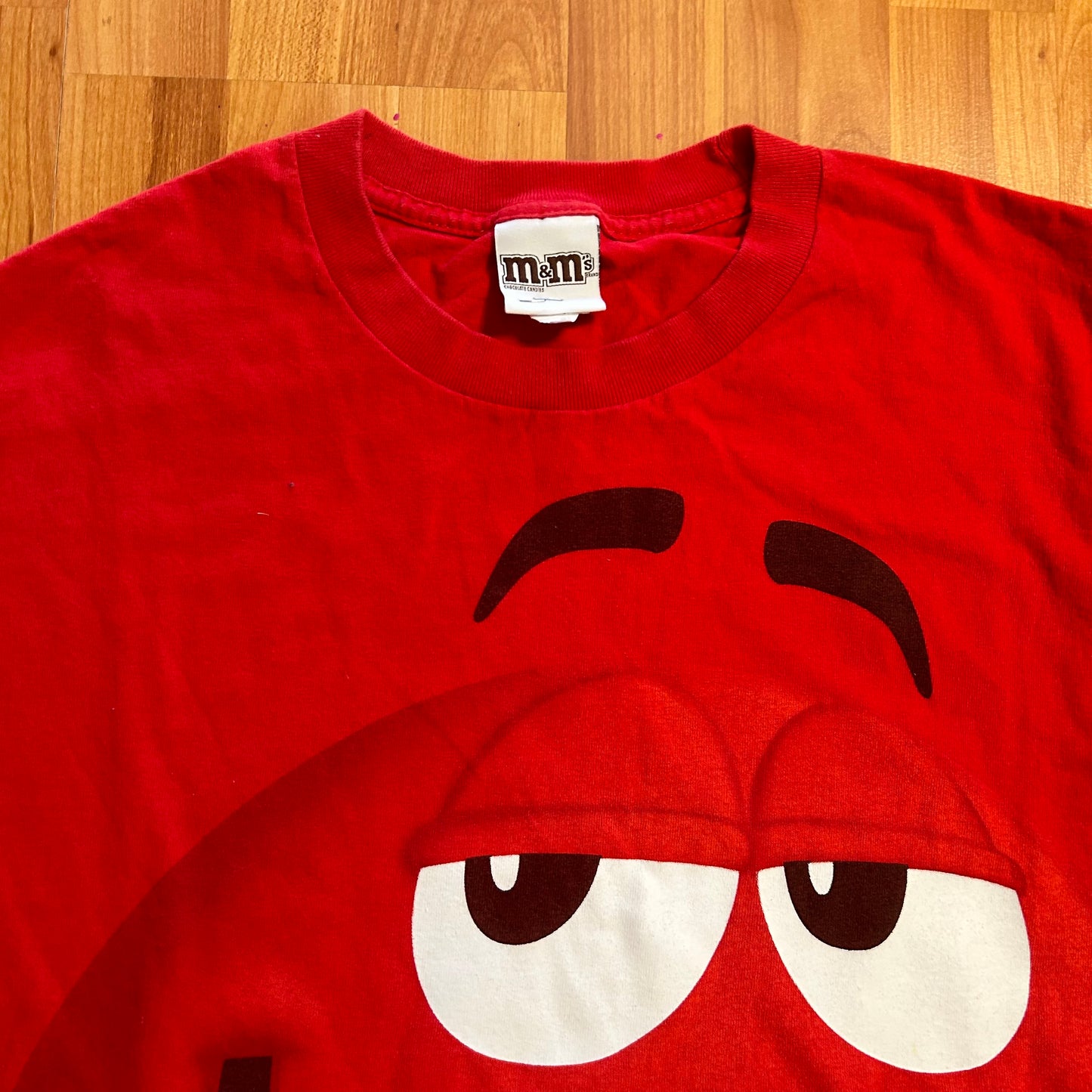 M&M Red Candy Tshirt - XLarge - 25.5” x 30.5”