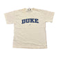 Team Nike Duke University White Blue Swoosh Tshirt - Small - 18" x 22.5"