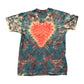 80/90’s Hanes Heart Tie Dye Tshirt - Small - 19” x 28”