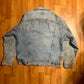 80’s Levi’s Denim Jean Jacket Distressed Coat - Large - 22” x 25”