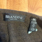 Brandini Woolmark 100% Wool Made In Italy Cardigan Sweater Vest - Large - 22” x 24”