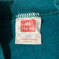 90’s Hanes Her Way Blank Turquoise Boxy Crewneck Sweatshirt - XLarge - 24.5” x 24”