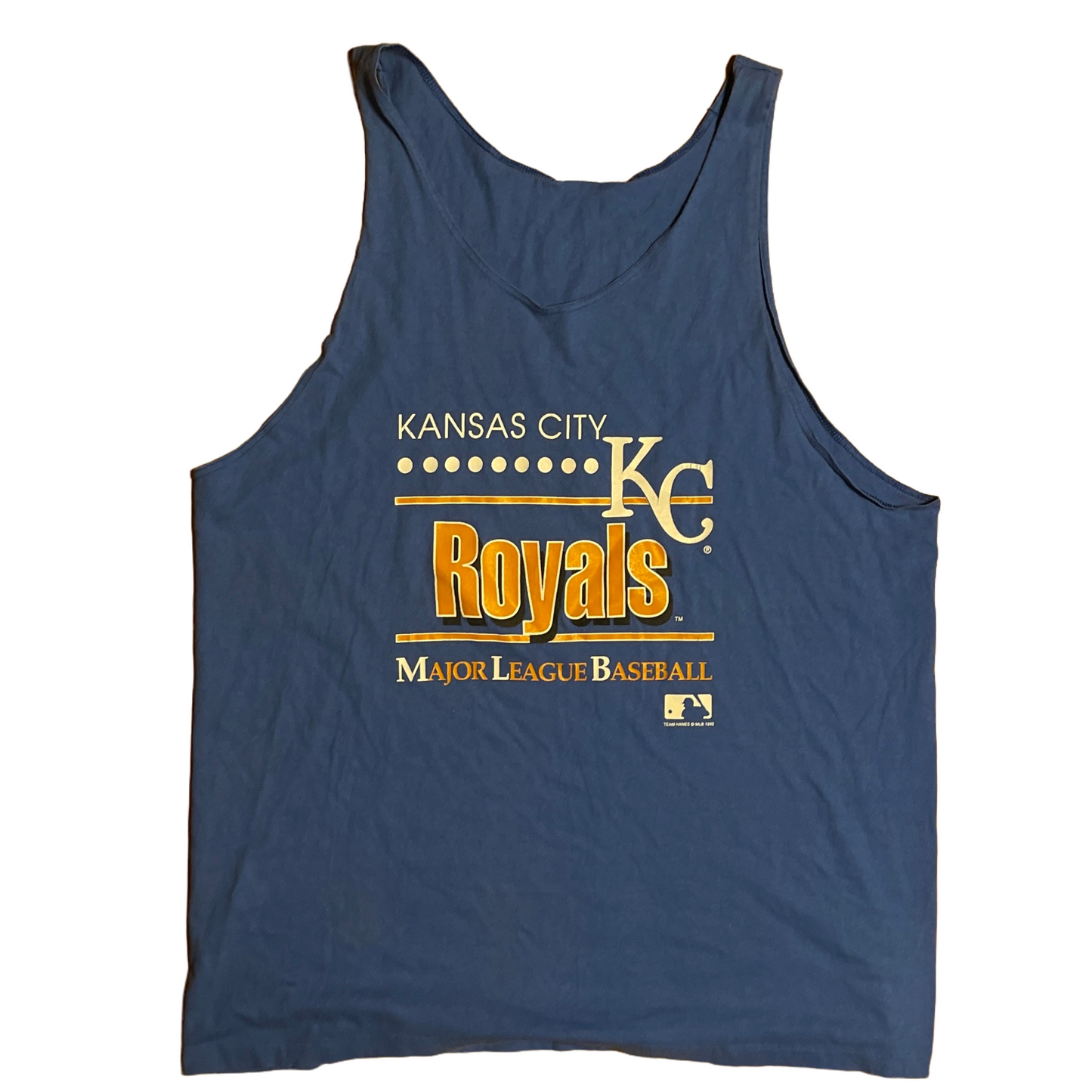 90 年代 KC Royals 背心 - 超大 - 25” x 28”