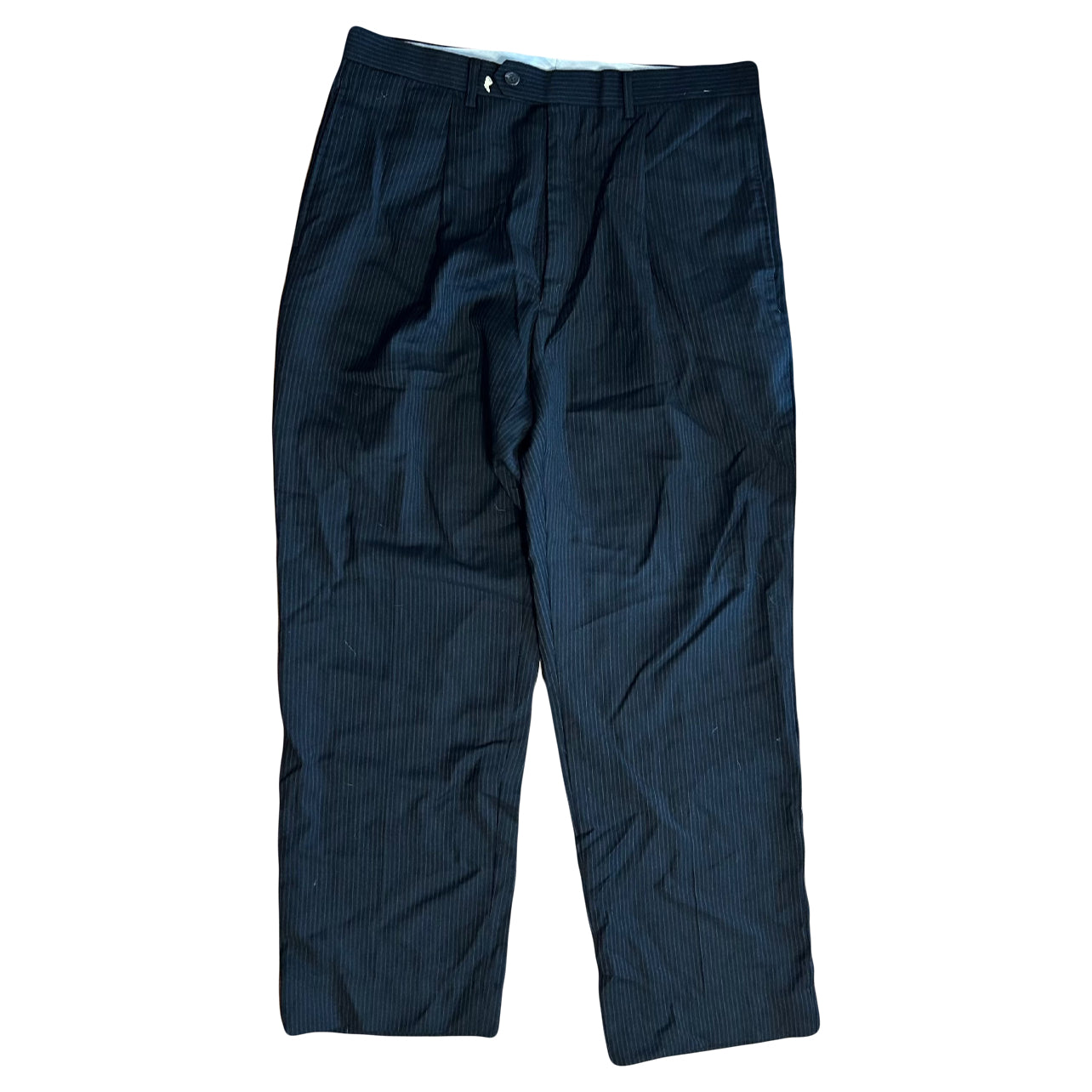 Black Striped Dress Pants - 33" x 29"