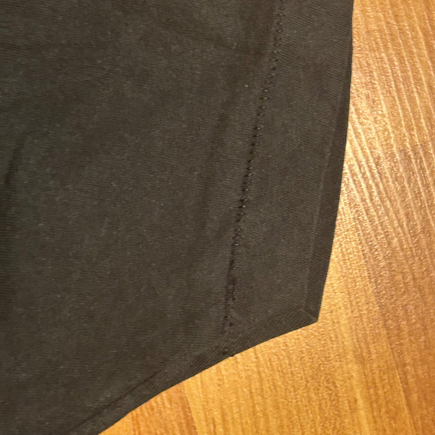 90’s FOTL Blank Black Single Stitch Faded Pocket Tshirt - Small - 18” x 27.5”