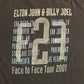 Allsport Elton John Billy Joel Face to Face Tour 2001 Distressed Music Tshirt - XLarge - 24” x 30”