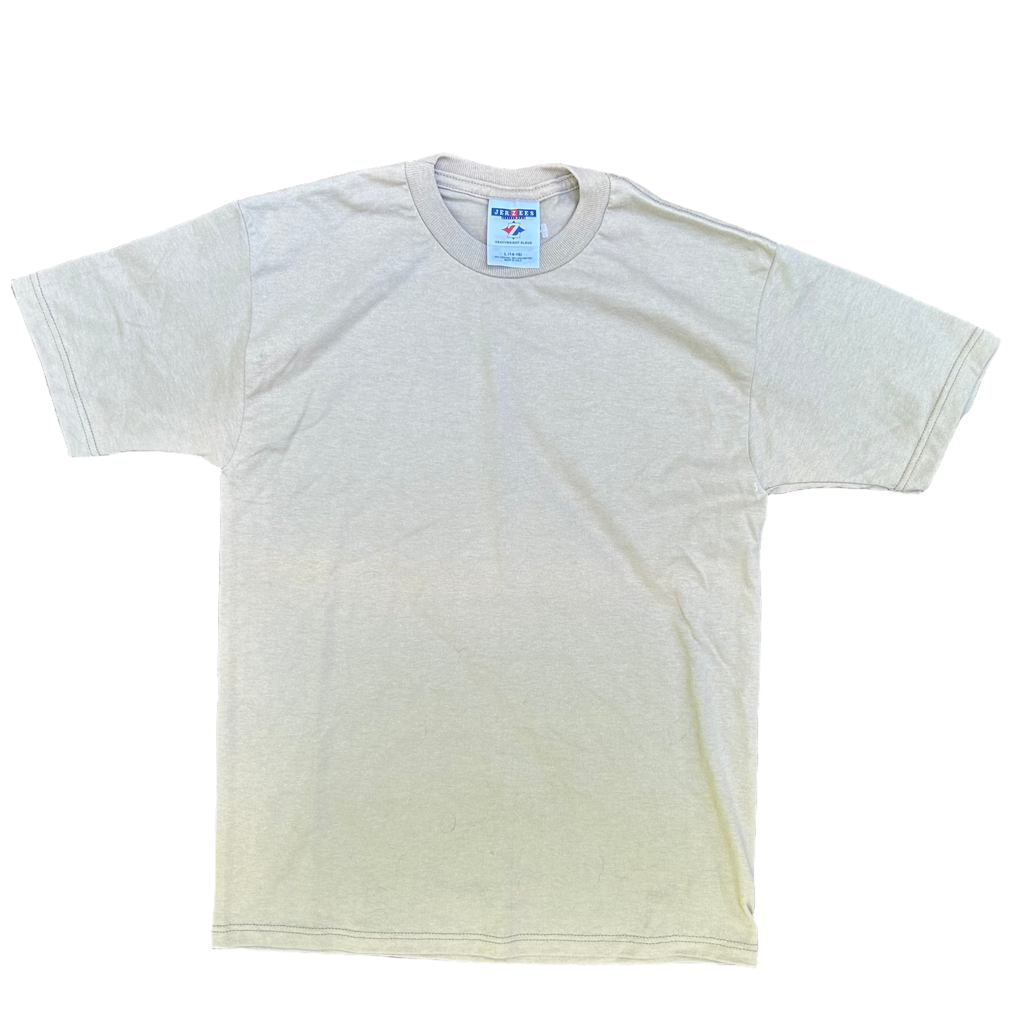 90’s Jerzees Tan Blank Tshirt - XSmall - 17” x 25”