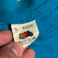 90’s FOTL Single Stitch Teal Blank Pocket Tshirt - Small - 19.5” x 27”