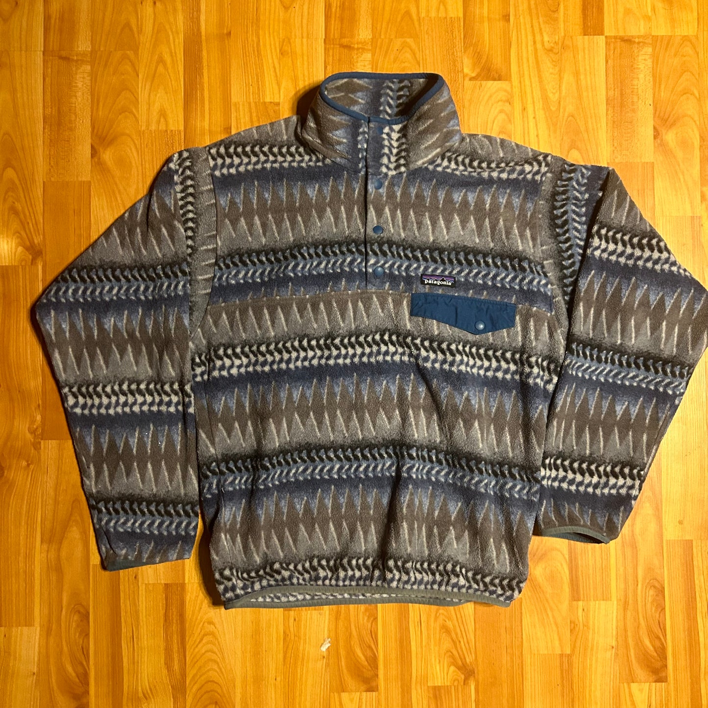 Patagonia Phartagonia Synchilla Quarter Button Up Fleece - Large - 22” x 24.5”