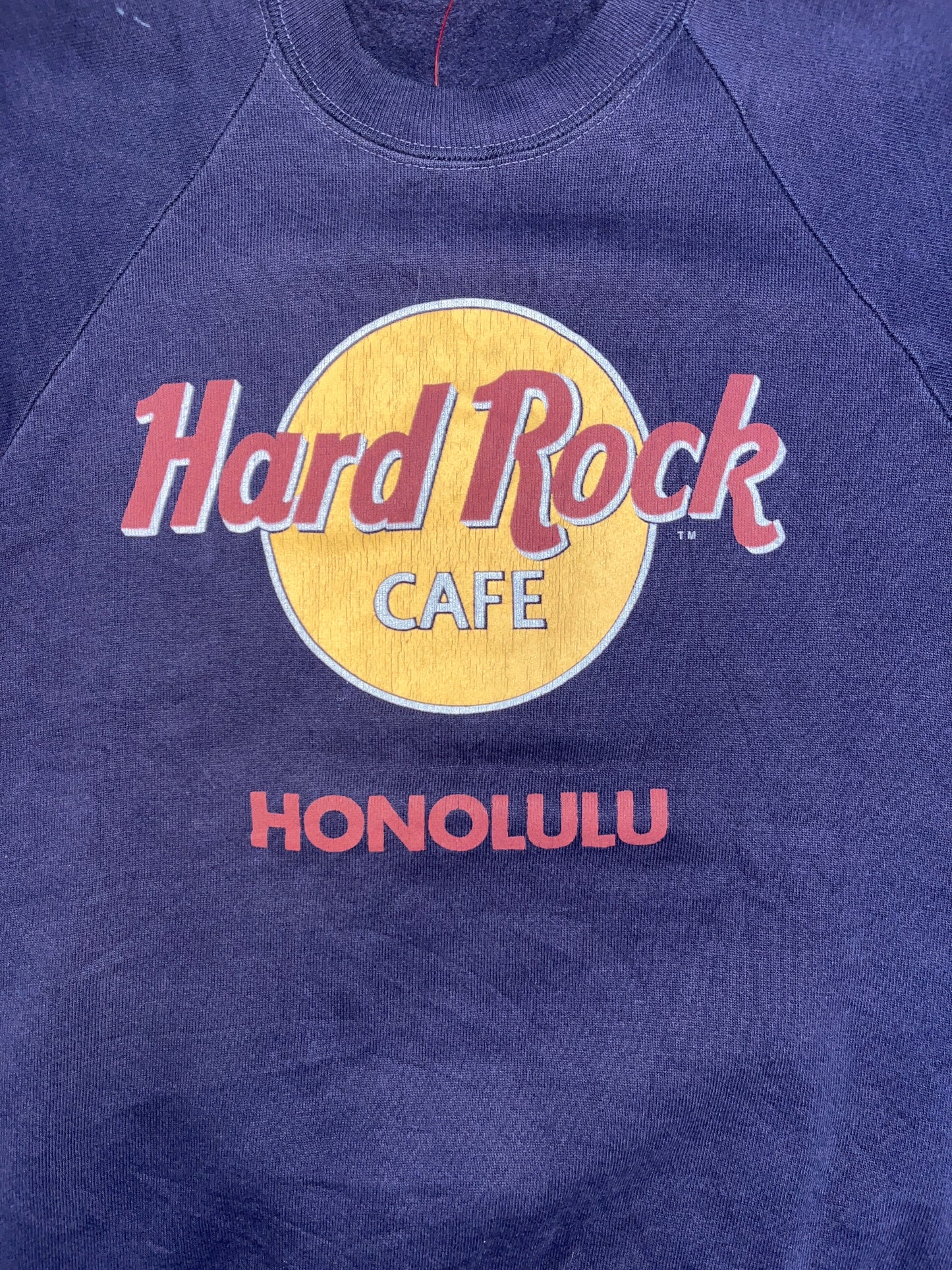 90's Hard Rock Cafe Honolulu Crewneck Sweatshirt - XSmall - 16.5" x 24"