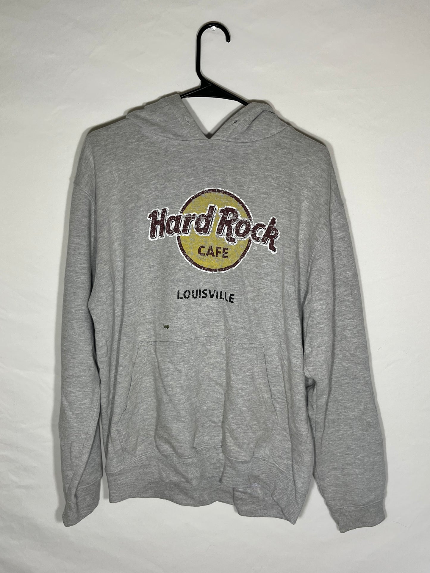 Hard Rock Cafe Louisville Hooded Sweatshirt - Large - 22.5” x 25”