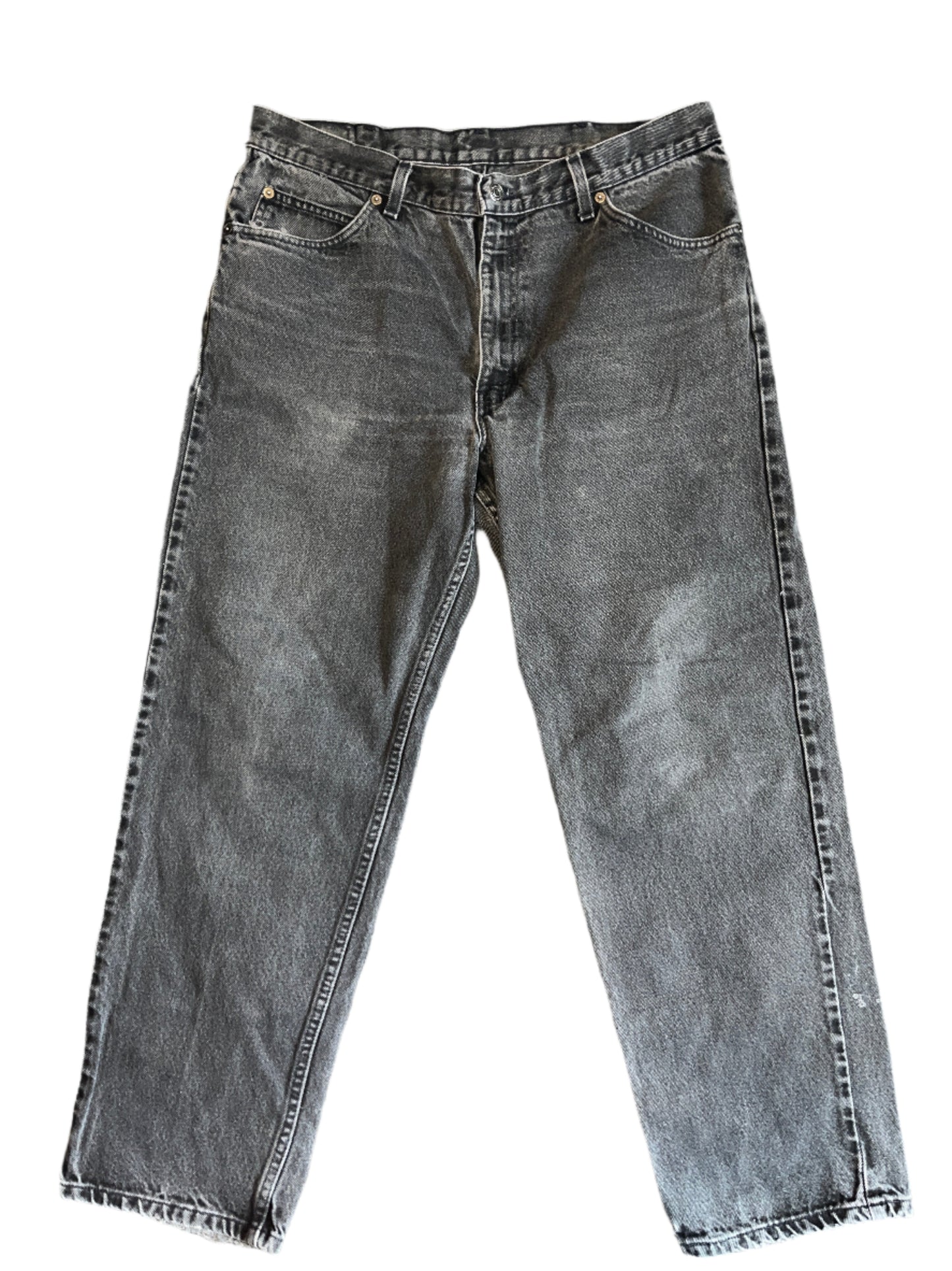 Brittania Jeans Black Faded Denim Pants - 36" x 28"